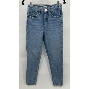 BDG Urban Outfitters Women's Mom Jeans Size 25 Blue Medium Wash High Rise Taper